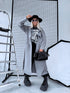 Knitted cardigan "NOBODY 7782" - GREY